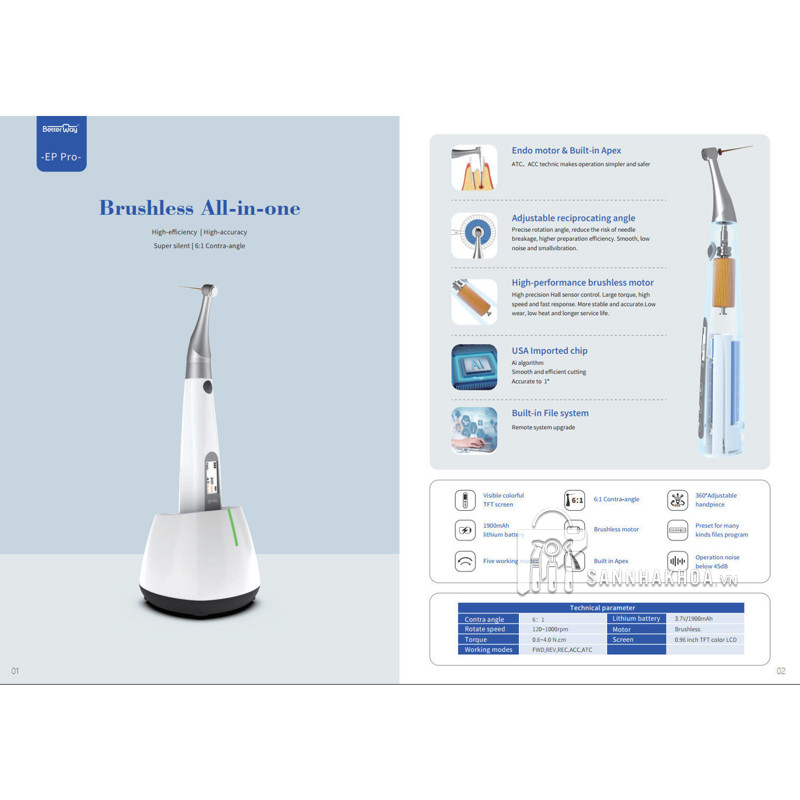 Máy nội nha EP Pro Woodpecker