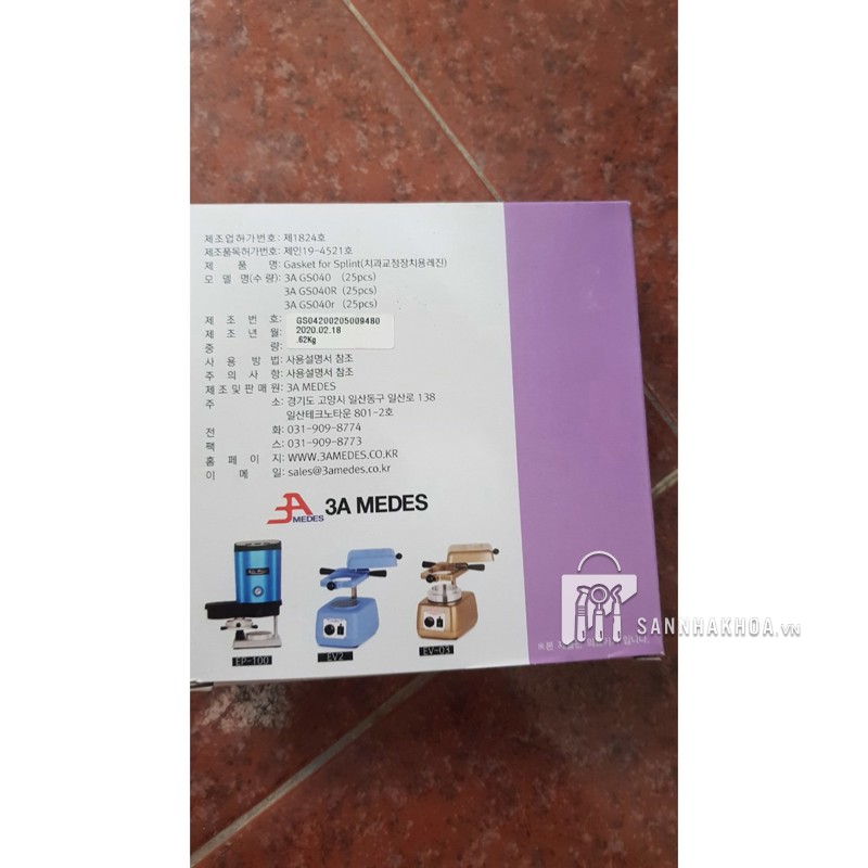 miếng ép tẩy trắng - ảnh sản phẩm thực tế