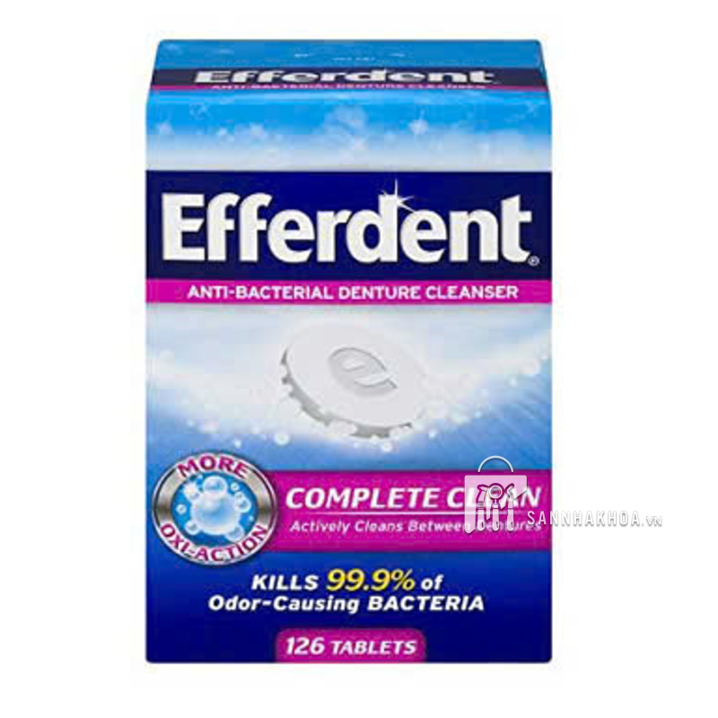 viên ngâm hàm giả polident - ảnh sản phẩm thực tế