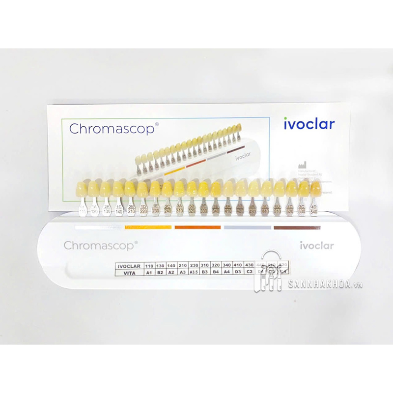 Bảng so màu Chromascop Ivoclar Vivadent Bảng so màu Chromascop Ivoclar Vivadent