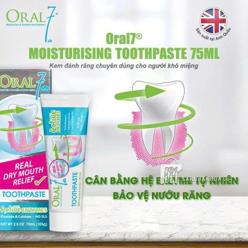 kem đánh răng trị khô miệng - ảnh sản phẩm thực tế