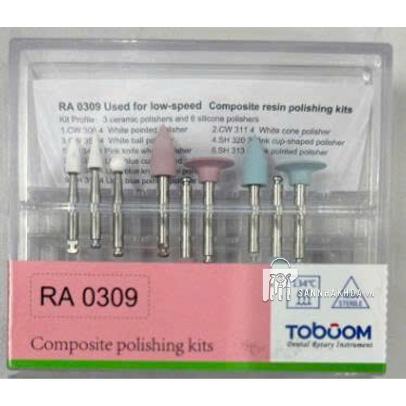 Bộ kit mũi đánh bóng composite cho tay chậm khuỷu RA 0309