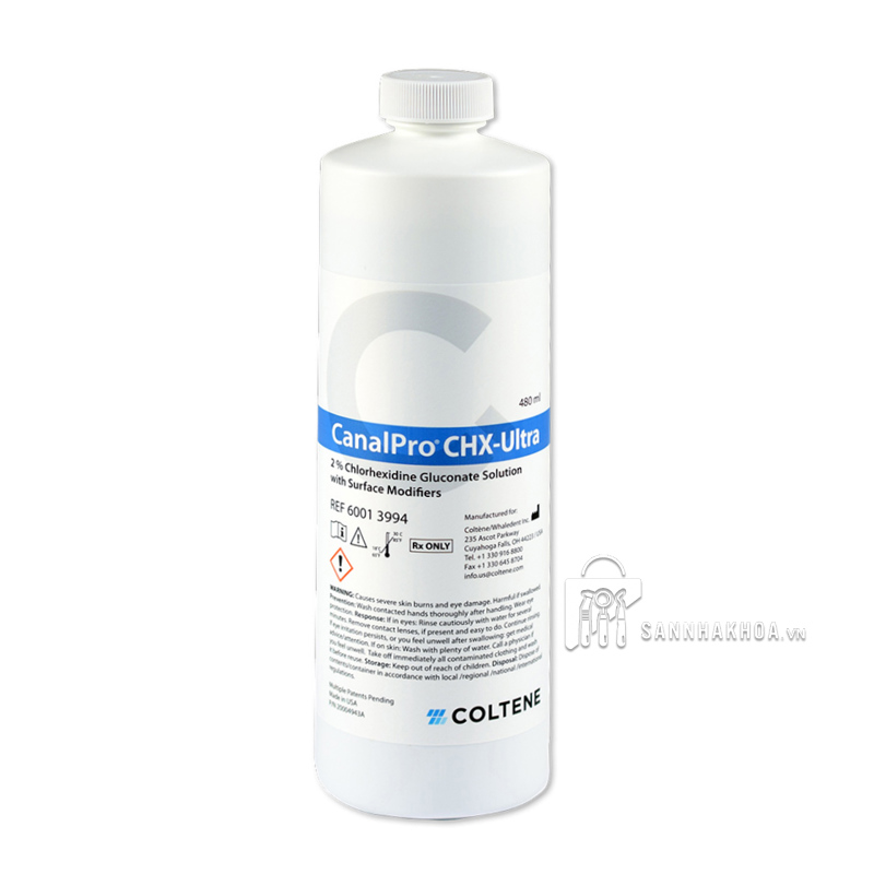 dung dịch bơm rửa ống tủy canalpro coltene chứa chlorohexidine 2% và edta 17% - ảnh sản phẩm thực tế