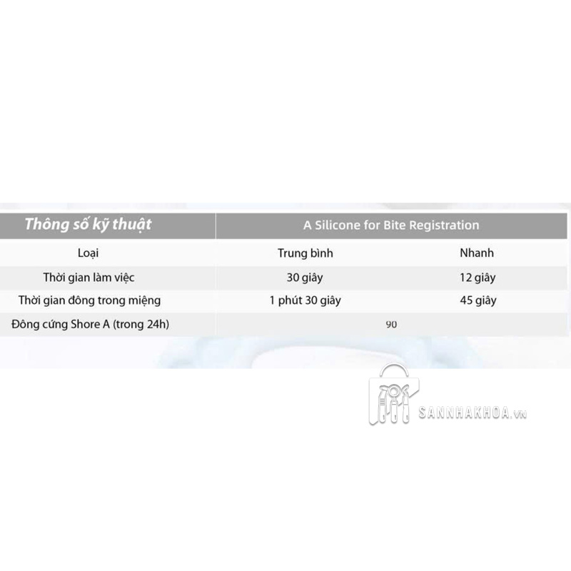 cao su lấy dấu khớp cắn (smartsil bite) - ảnh sản phẩm thực tế