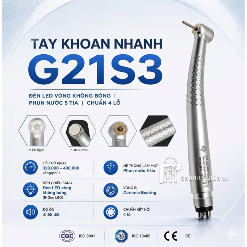 Tay khoan nhanh YITIAN G21S3 led