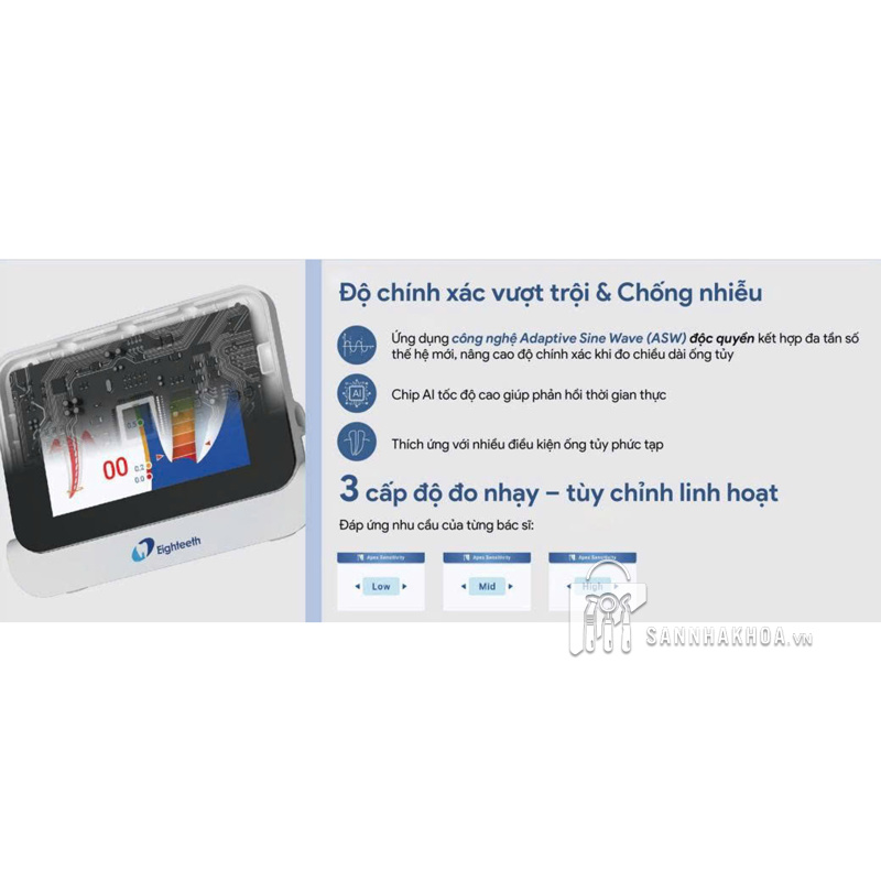 máy định vị chóp woodpecker - ảnh sản phẩm thực tế