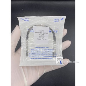 dây cung đánh lún reverse niti - ảnh sản phẩm thực tế