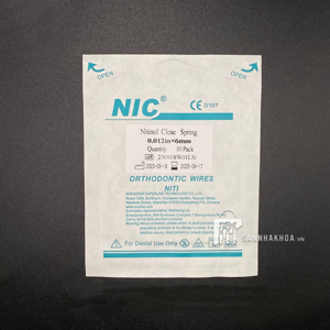 lò xo niti mở khoảng - ảnh sản phẩm thực tế