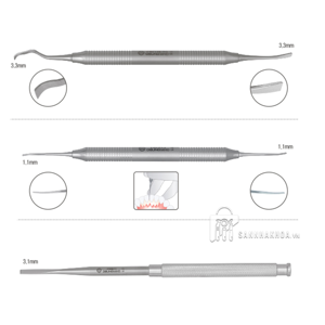 cây nạo nha  chu - periodontal file scaler - ảnh sản phẩm thực tế