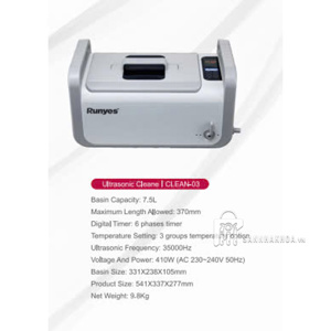 máy rung rửa siêu âm ultra-x - ảnh sản phẩm thực tế