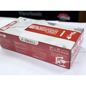 găng tay safe touch nitrile không bột - ảnh sản phẩm thực tế