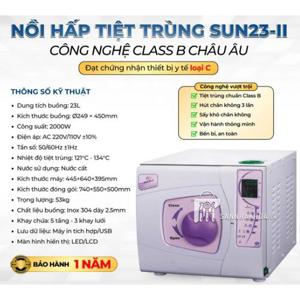 Nồi hấp tiệt trùng Class B SUN 23-II
