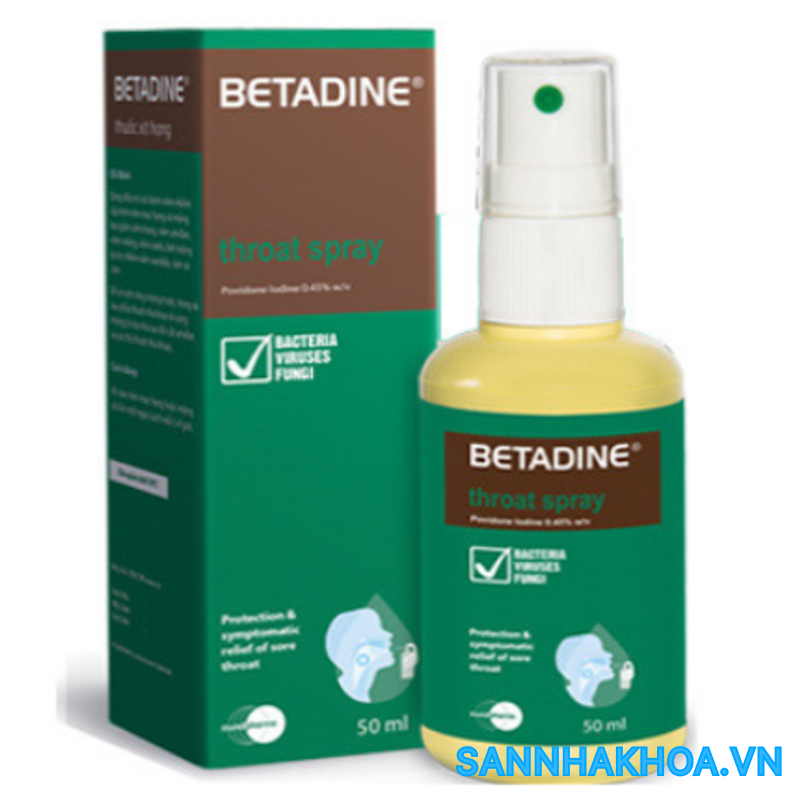 Mua Súc Miệng Và Xịt Họng Betadine Mundipharma ️ VAT đầy đủ