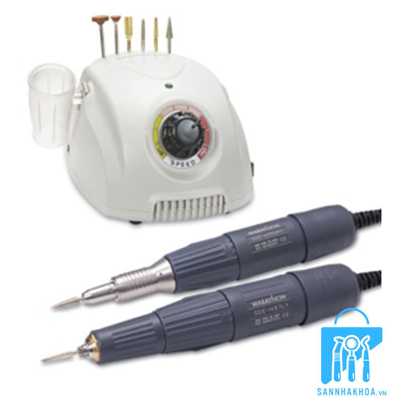 Micromoteur Dentaire Lab Marathon N7 – Pièce à Main Droite, Fraises De Polissage, Idéal Pour Labo Et Cabinet