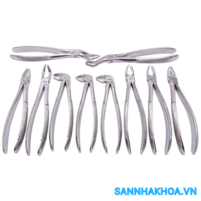 Kềm nhổ răng số 46, 47 – Thiết kế rãnh khớp, không trượt